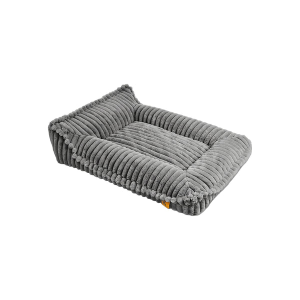 CordCove Bolster Dog Sofa Bed - Grey