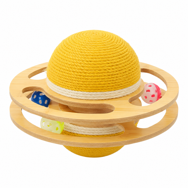 PurrOrbit Interactive Cat Scratcher & Ball Track