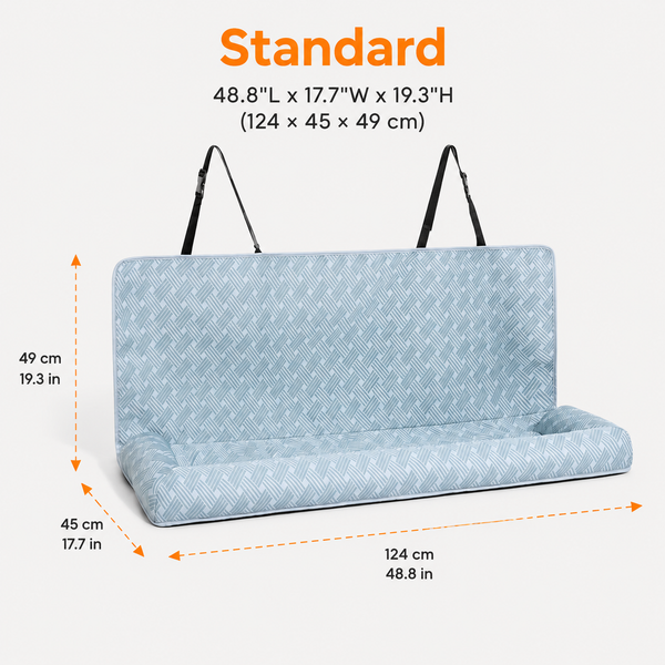 ChillRide Cooling Dog Car Seat Bed