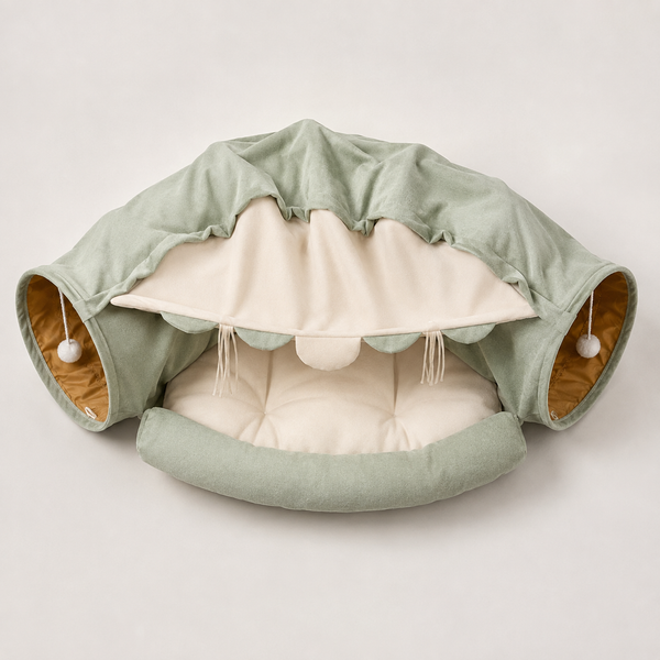 PurrDwell Cat Tunnel & Lounge Bed