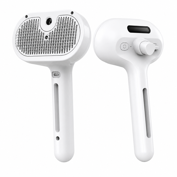 SteamSlick Self-Cleaning Pet Grooming Brush