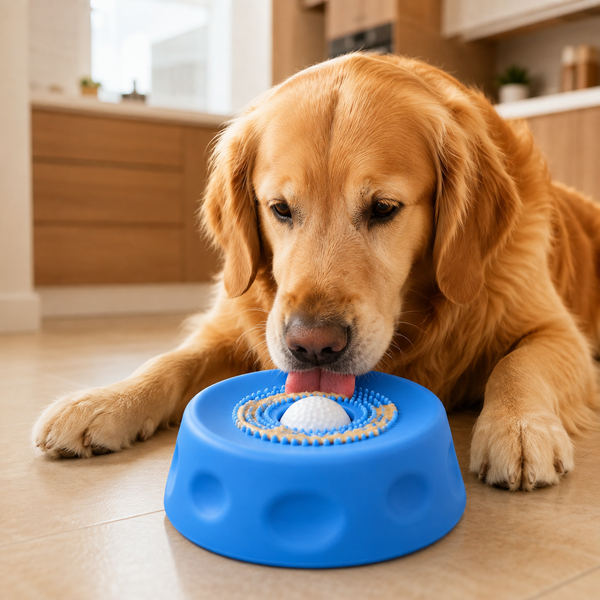 TreatTwirl Calming Enrichment and Slow Feeder Bowl