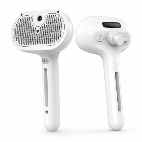SteamSlick Self-Cleaning Pet Grooming Brush