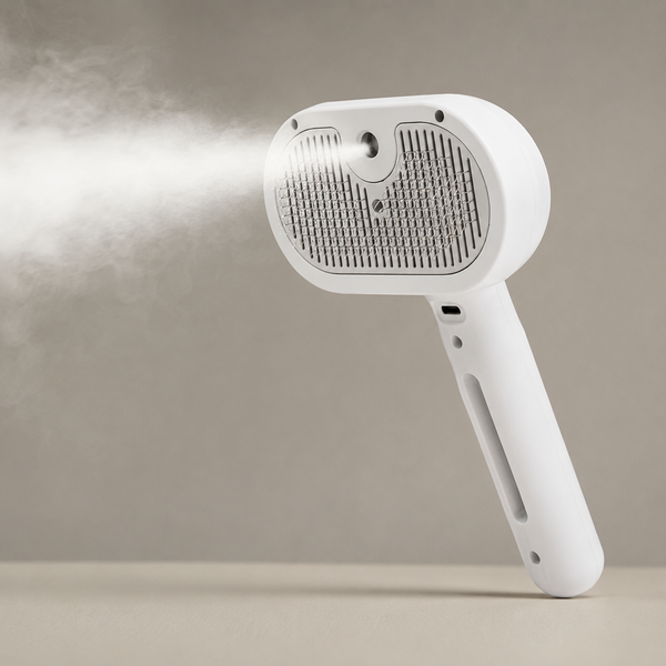 SteamSlick Self-Cleaning Pet Grooming Brush