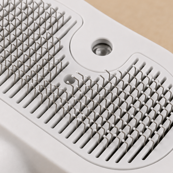 SteamSlick Self-Cleaning Pet Grooming Brush