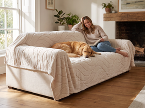 VelloDrape Soft Plush Sofa Throw lifestyle photo