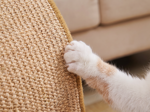 CornerClaw Faux Sisal Cat Scratcher detail close up