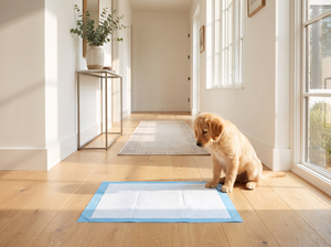 PuddleVault Leak Proof Training Pads lifestyle photo