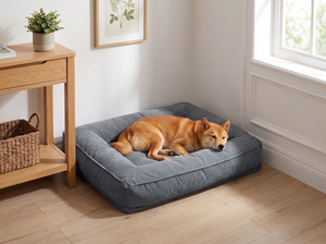 BurrowKeep Orthopaedic Dog Bed in everyday use