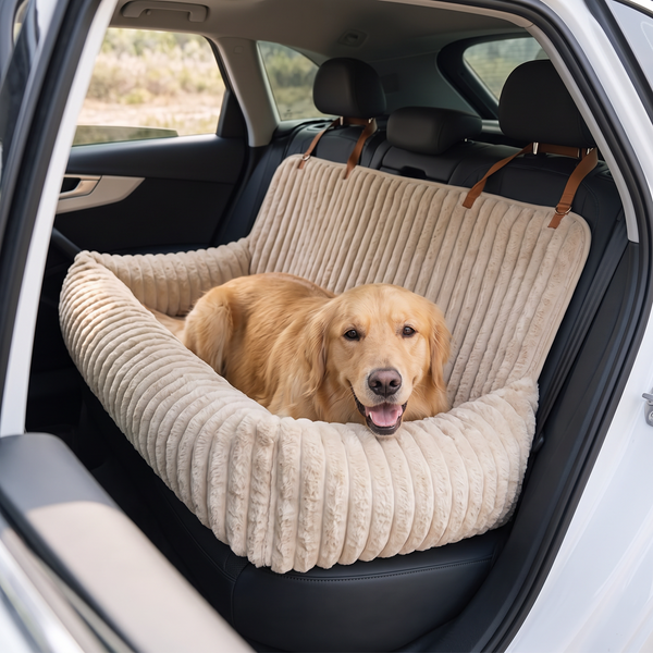 RoadCradle - Khaki, with a dog