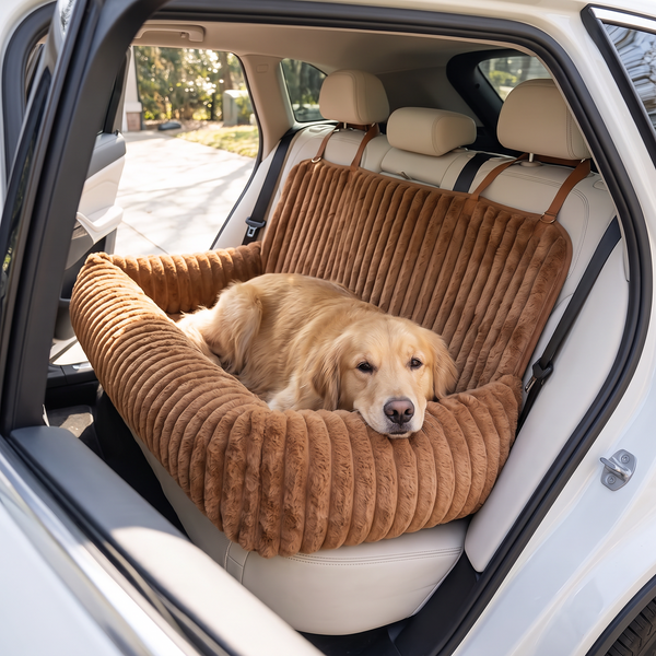 RoadCradle - Brown, with a dog