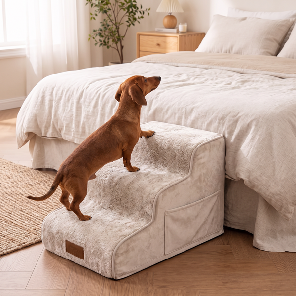 LoftPaws - Cream, with a dachshund