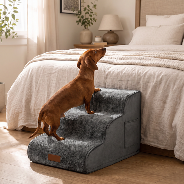 LoftPaws - Grey, with a dachshund
