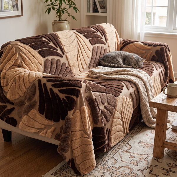 LeafLoft - Brown, with a cat