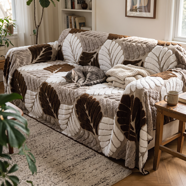 LeafLoft - Taupe, with a cat