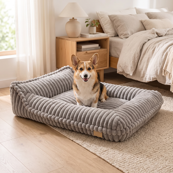 CordCove - Grey, with a corgi