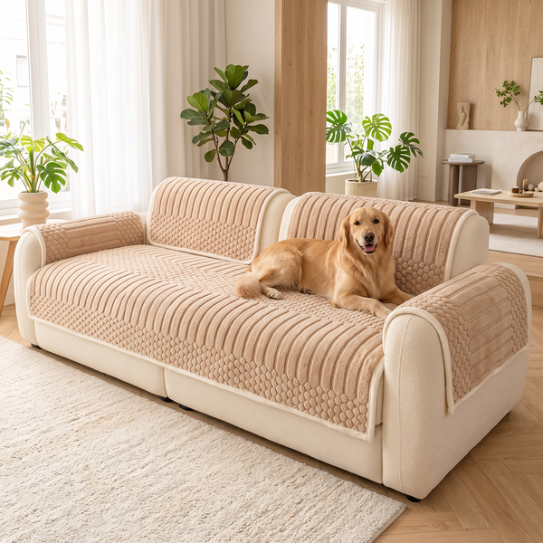 BubbleRib - Khaki, with a dog