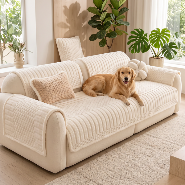 BubbleRib - White, with a dog