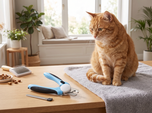 TrimGuard Precision Pet Nail Clipper in everyday use