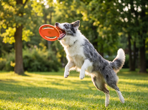 WheelFling Interactive Dog Flying Disc lifestyle photo