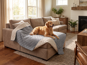 DrySpread Water Repellent Pet Blanket lifestyle photo