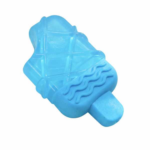 FrostPop Freezable Dog Chew Toy Ice Cream on white background