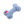 HonkBone Squeaky Plush Dog Toy Blue on white background
