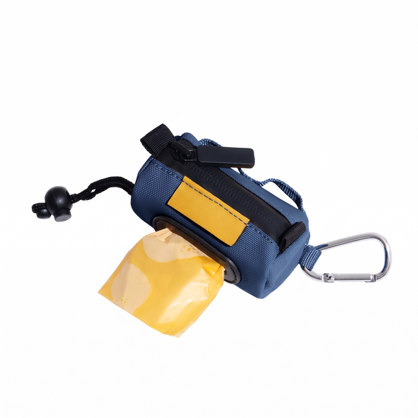 ClipTidy Waterproof Poop Bag Dispenser Blue on white background