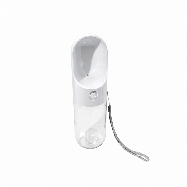 TrailGulp Push-Lock Dog Water Bottle - White