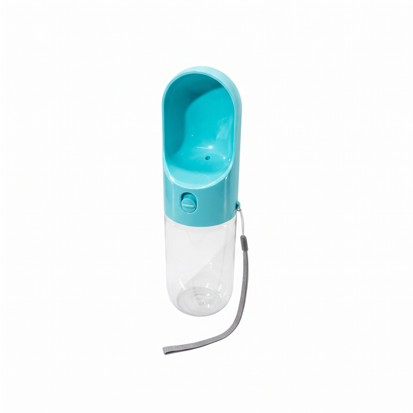 TrailGulp Push-Lock Dog Water Bottle - Blue