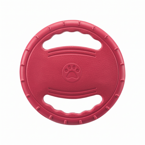 WheelFling Interactive Dog Flying Disc - Red