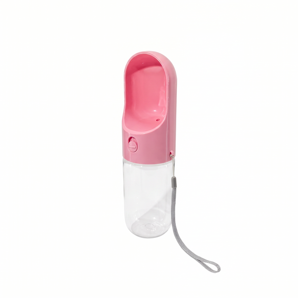 TrailGulp Push-Lock Dog Water Bottle - Pink