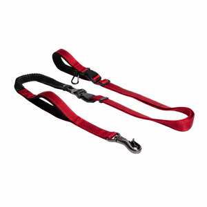 StrideSix 6-in-1 Hands-Free Dog Lead - Red