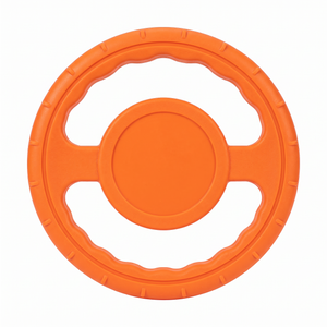 WheelFling Interactive Dog Flying Disc - Orange