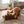 AcornHunt Hide-and-Seek Puzzle Dog Toy (Brown) in use