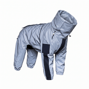 AstroGlow Reflective Dog Rain Coat in Coat - white background