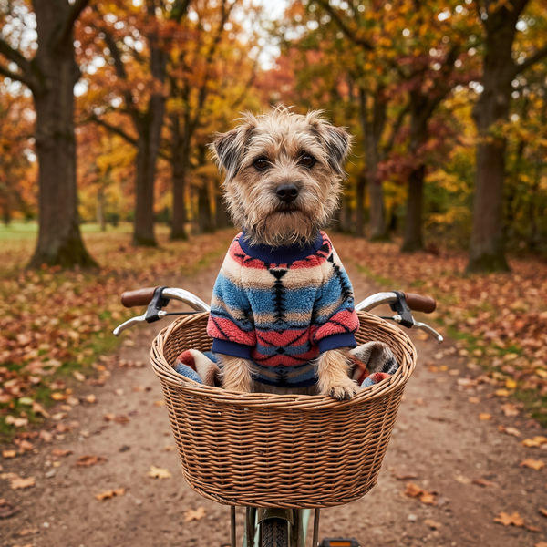 MesaFleece Geometric Dog Sweater - lifestyle 3