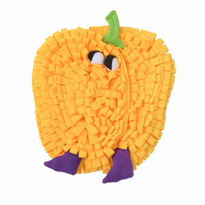 VeggieSniff Dog Snuffle Mat Slow-Feeding Foraging Toy - Bell Pepper