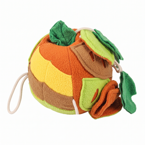 SnuffLeaf Dog Puzzle Toy Treat-Dispensing Snuffle Ball - Green