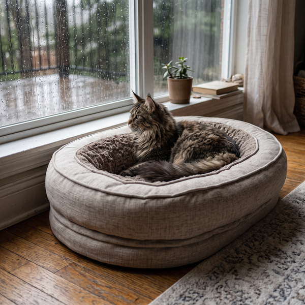 HugRing Fuzzy Brown lifestyle photo