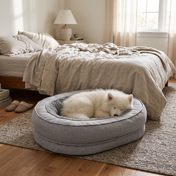 HugRing Fuzzy Grey lifestyle photo