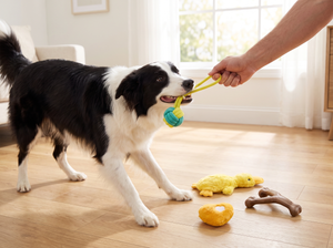 ChewQuartet Dog Toy Set tug play