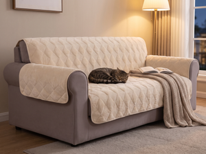 StarHush Quilted Velvet Sofa Cover everyday use