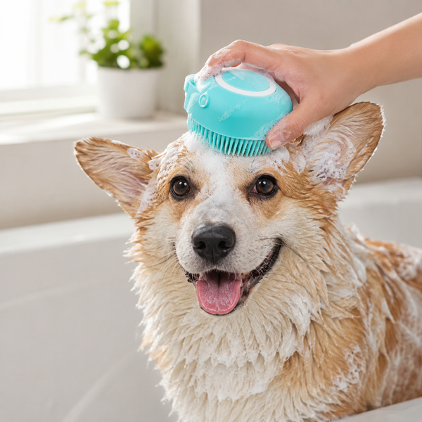 GroomGlide 2-in-1 Pet Bath Brush