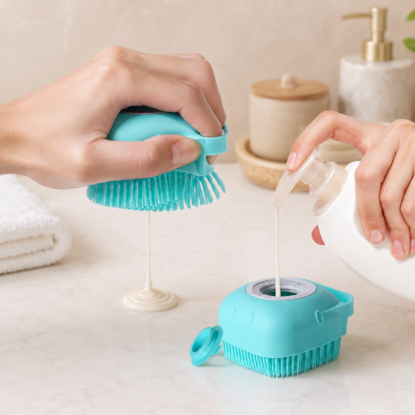 GroomGlide 2-in-1 Pet Bath Brush